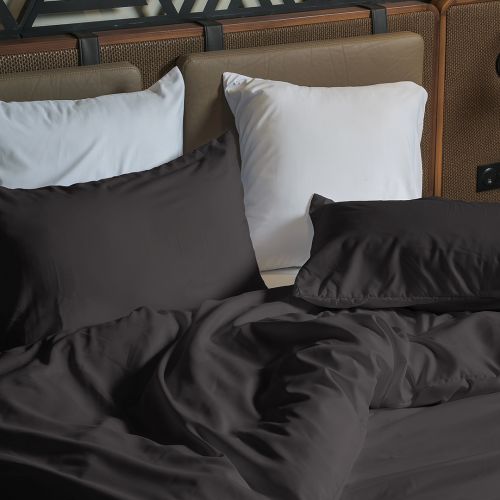 PARURE HOUSSE DE COUETTE COTONELLE NOIR