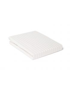 PARURE  HOUSSE DE COUETTE RAYÉE CRÈME