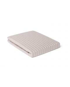 PARURE HOUSSE DE COUETTE RAYÉE TAUPE