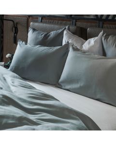 PARURE HOUSSE DE COUETTE COTONELLE VERT EAU