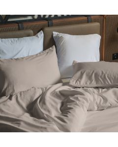 PARURE HOUSSE DE COUETTE COTONELLE NUDE ROSE
