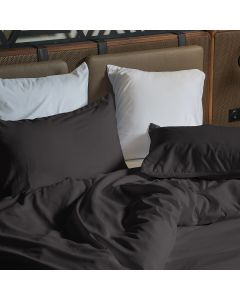 PARURE HOUSSE DE COUETTE COTONELLE NOIR