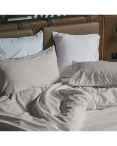PARURE HOUSSE DE COUETTE COTONELLE BEIGE CLAIR